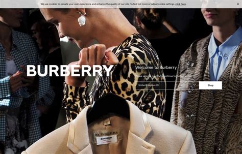 burberry home page.